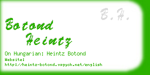 botond heintz business card